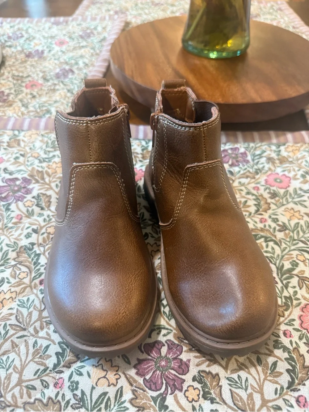 Kids Brown Chelsea Ankle Boots